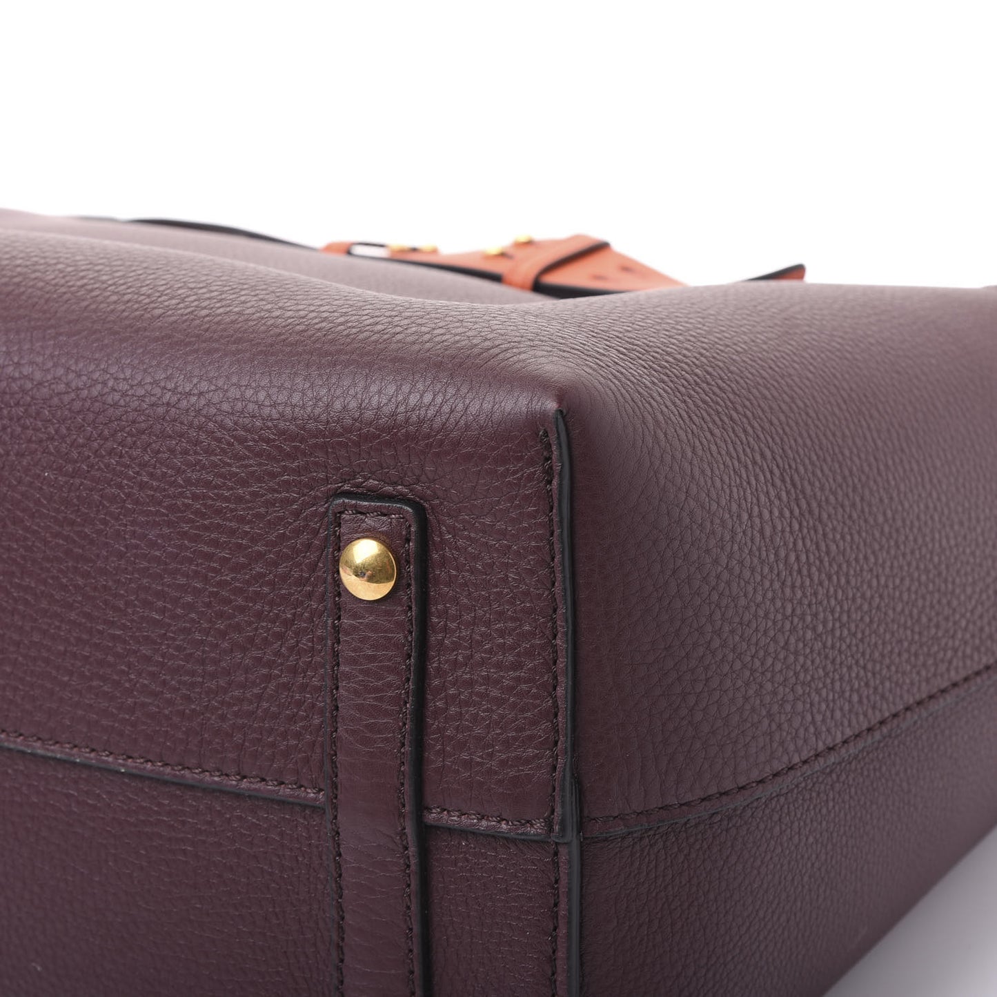 Soft Grain Calfskin Medium Belt Bag Deep Claret