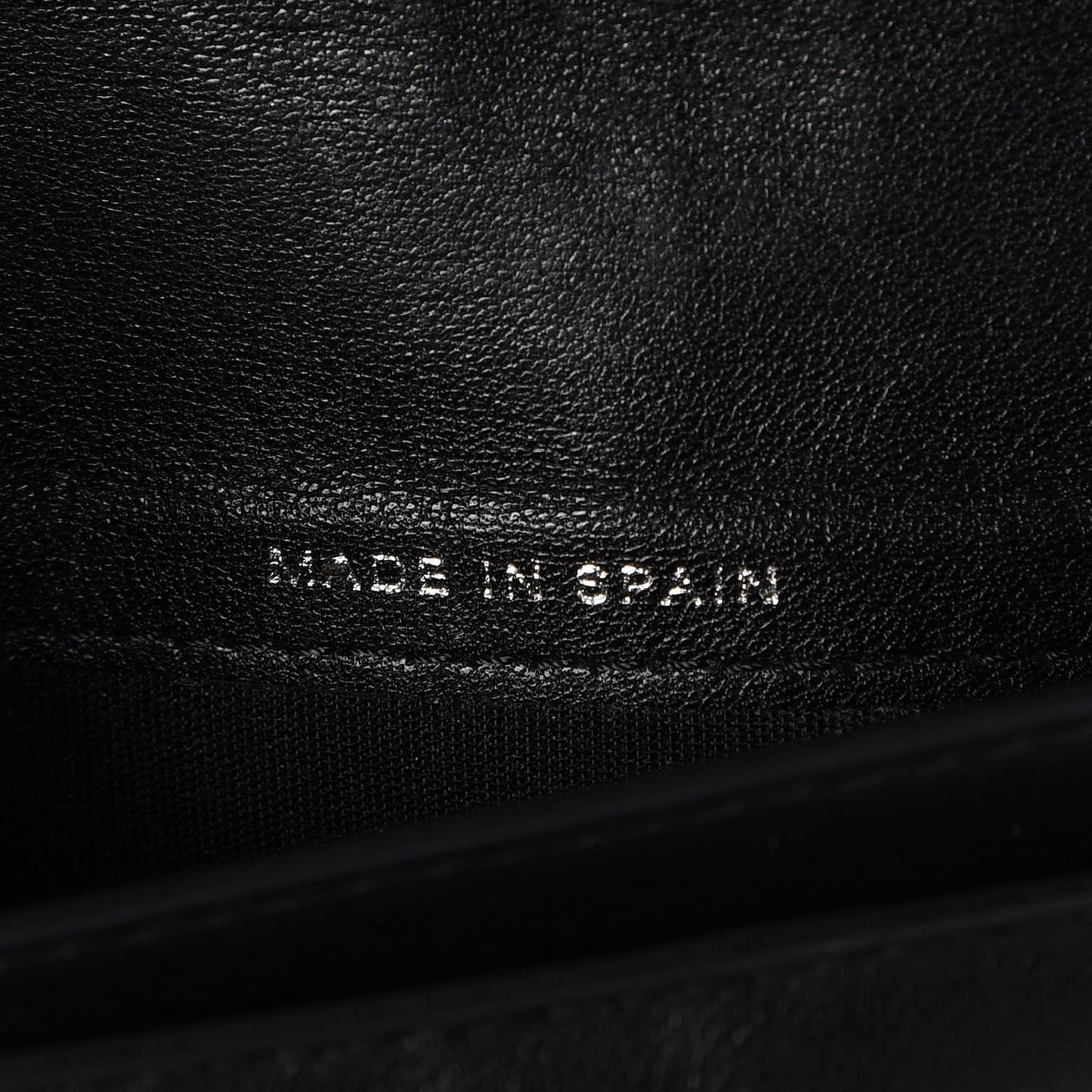 Patent Quilted Brilliant Yen Wallet Black