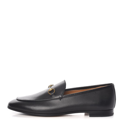Gucci Calfskin Horsebit Mens Jordaan Loafers 12 Black 1 of 9