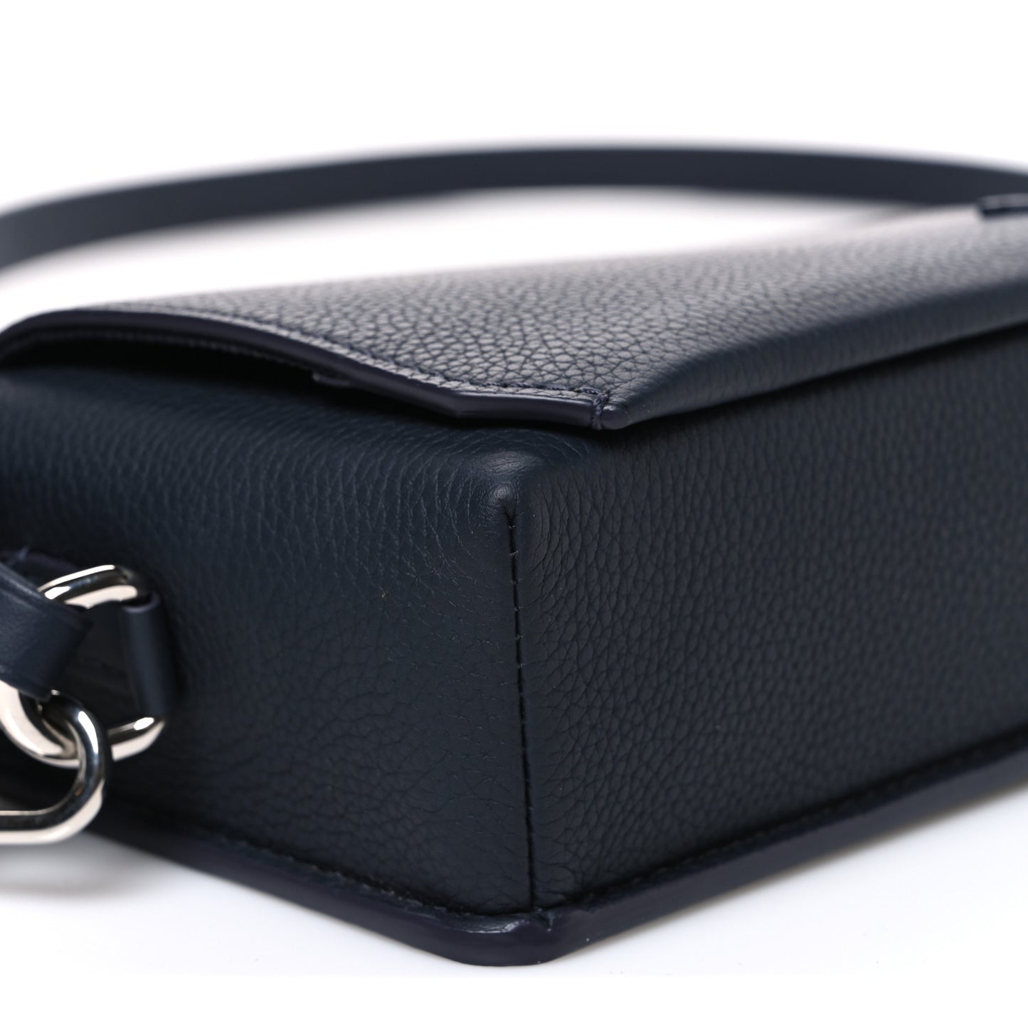 Calfskin Aerogram Fastline Wearable Wallet Navy Blue