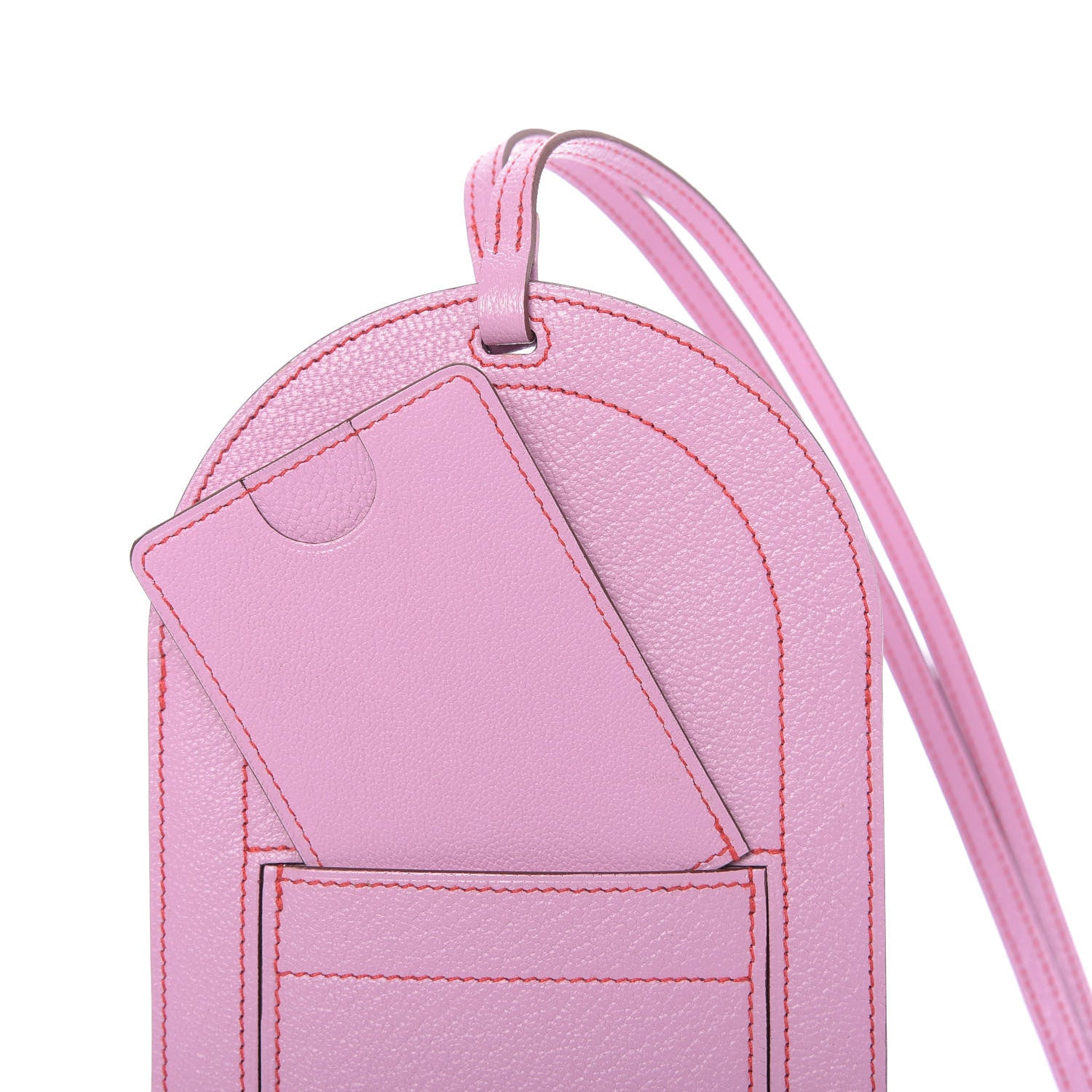 Hermes Chevre Mysore In-The-Loop Phone To Go GM Case Mauve Sylvestre 6 of 9