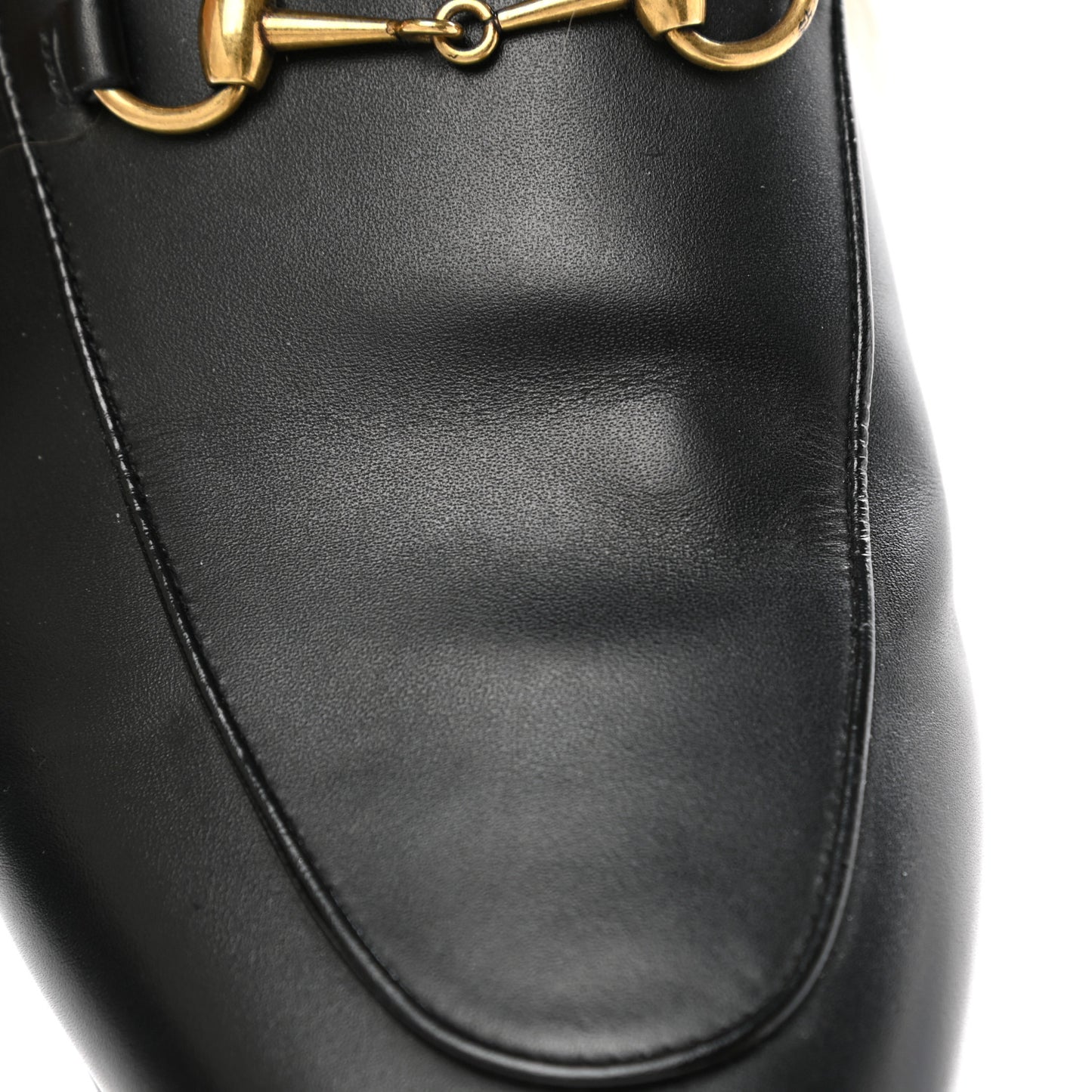 Calfskin Fur Womens Princetown Slippers 40 Black