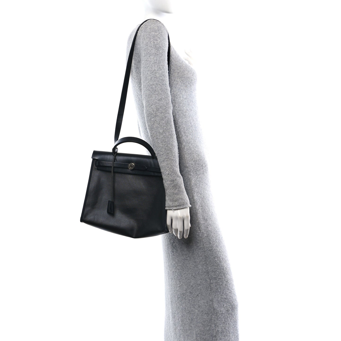 Toile H Berline Vache Hunter Herbag Zip PM 31 Black Ecru
