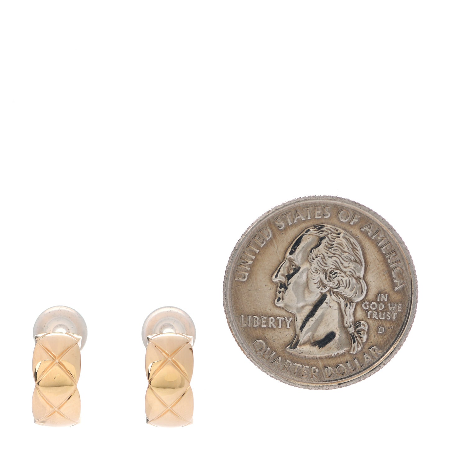 18K Yellow Gold Coco Crush Clip-On Earrings