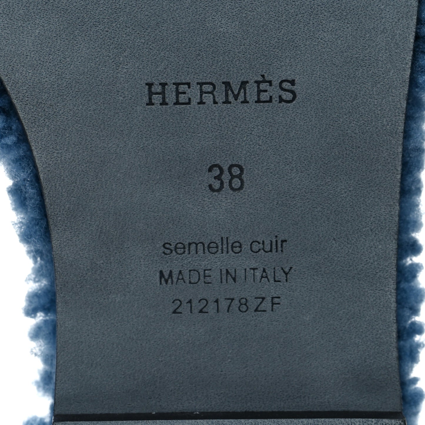 Woolskin Oran Sandals 38 Bleu