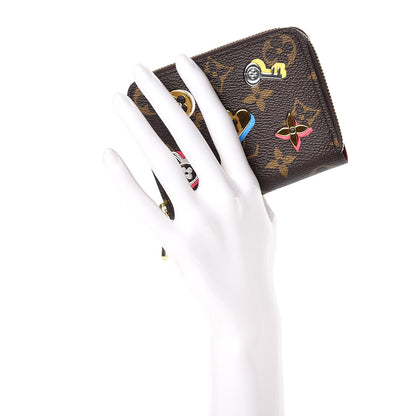 Louis Vuitton Monogram LV Love Lock Zippy Coin Purse 2 of 8