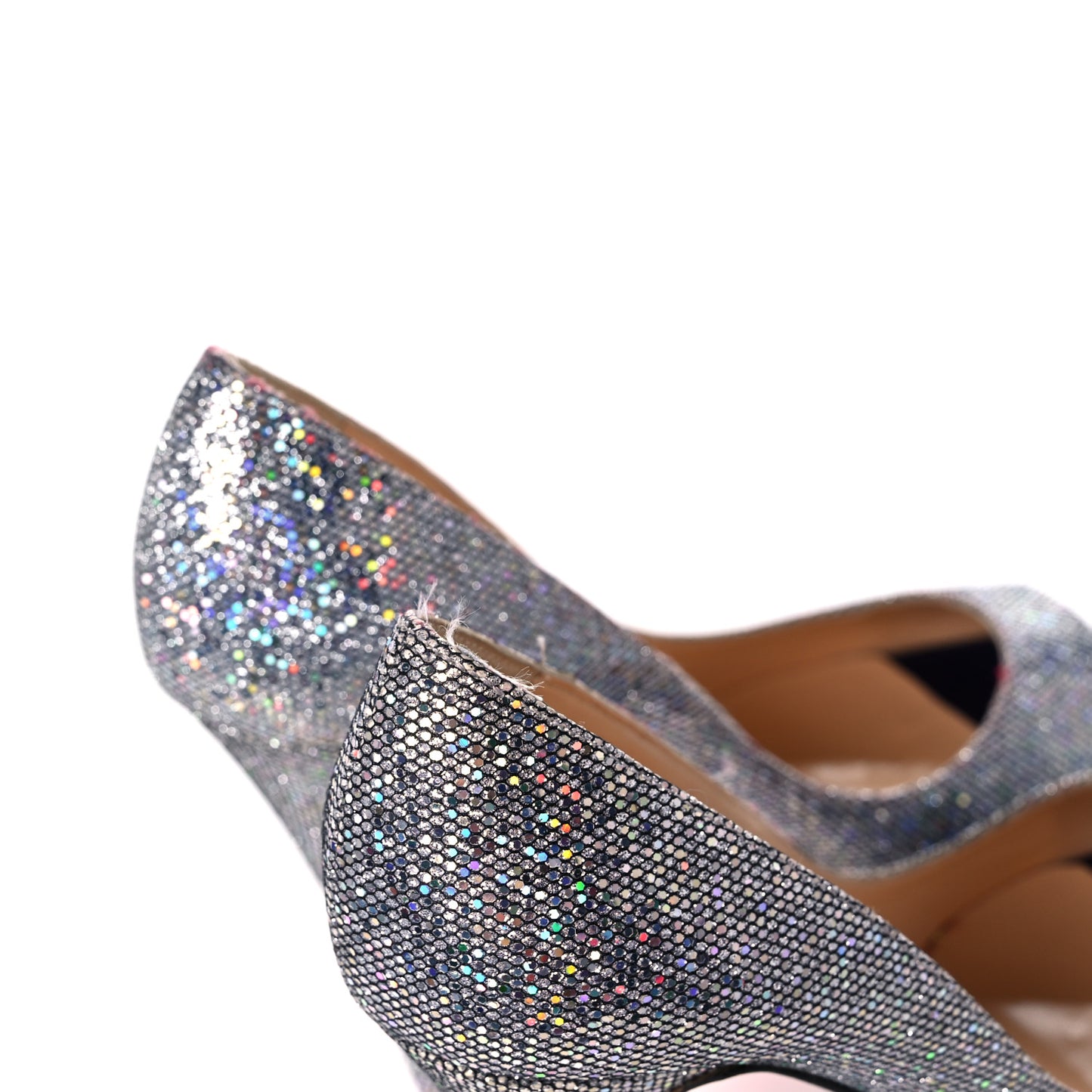Seava Glitter Disco Ball Fetish Peep 140 Pumps 35 Multicolor