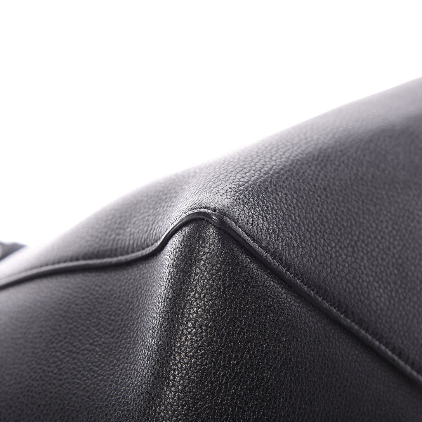 Soft Grained Calfskin Medium Belt Cabas Phantom Black