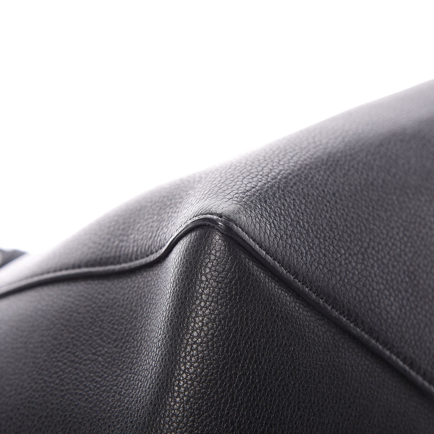 Celine Soft Grained Calfskin Medium Belt Cabas Phantom Black 12 of 16