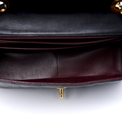 Chanel Lambskin Quilted XL Jumbo Single Flap Black 5 of 9