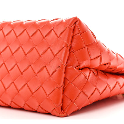 Bottega Veneta Nappa Intrecciato Small Andiamo With Chain Shoulder Bag Orange 9 of 9