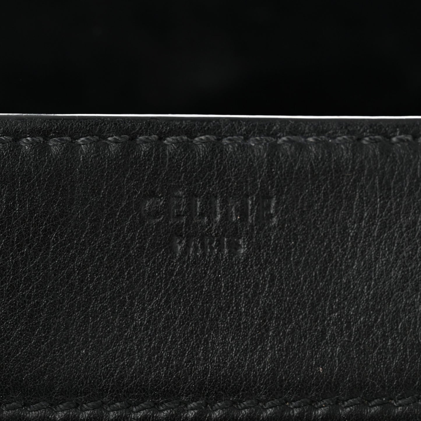 Supple Calfskin Medium Phantom Luggage Black
