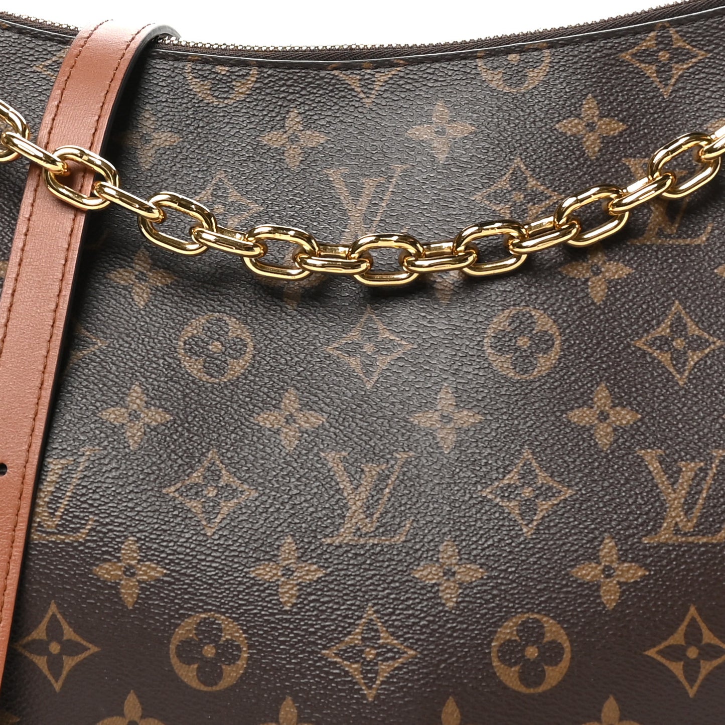 Reverse Monogram Loop Hobo