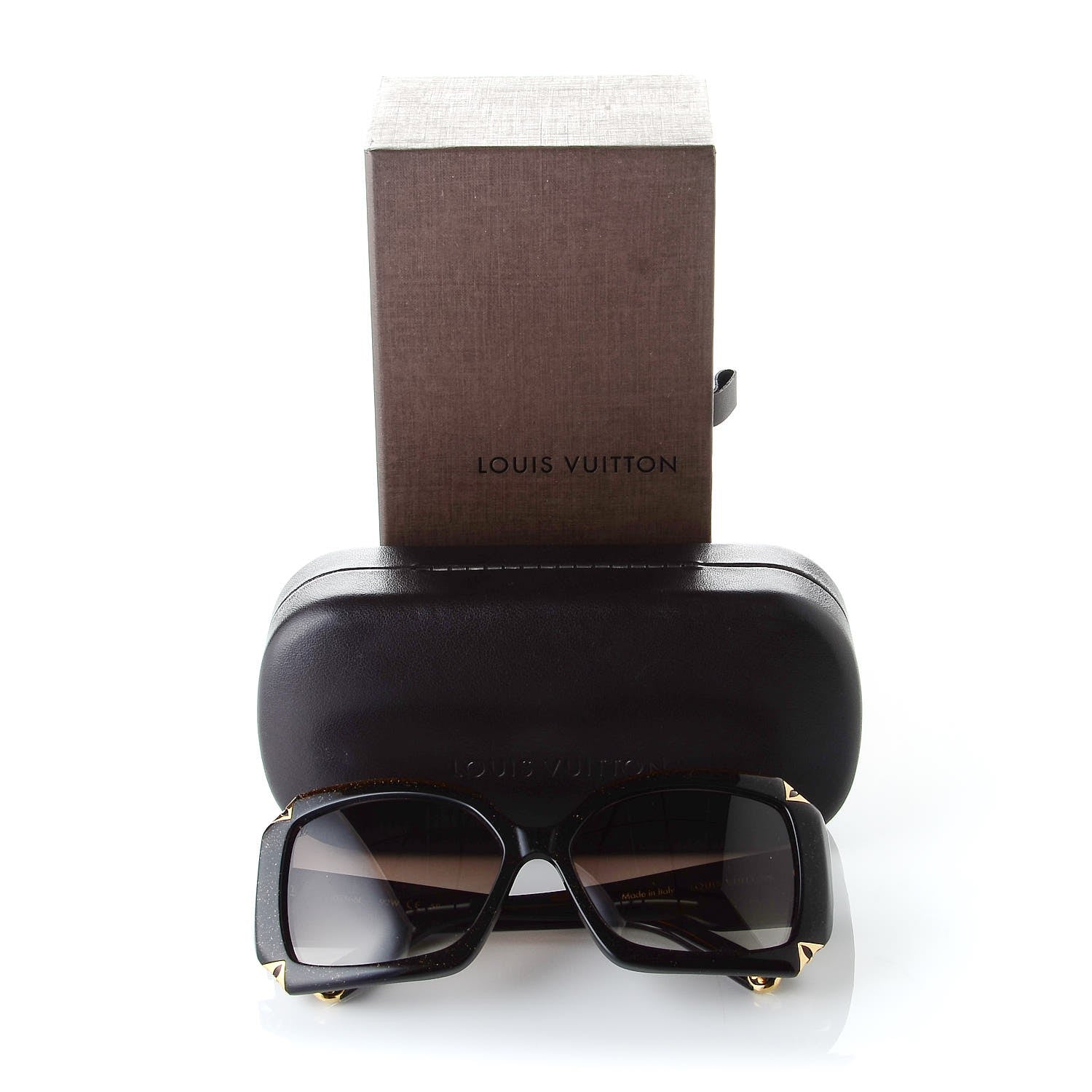 Louis Vuitton Hortensia Cat Eye Sunglasses Z0366W Brown Glitter 8 of 8