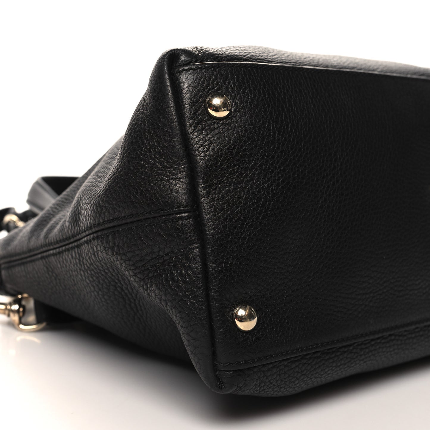 Cellarius Calfskin Small Soho Top Handle Satchel Black