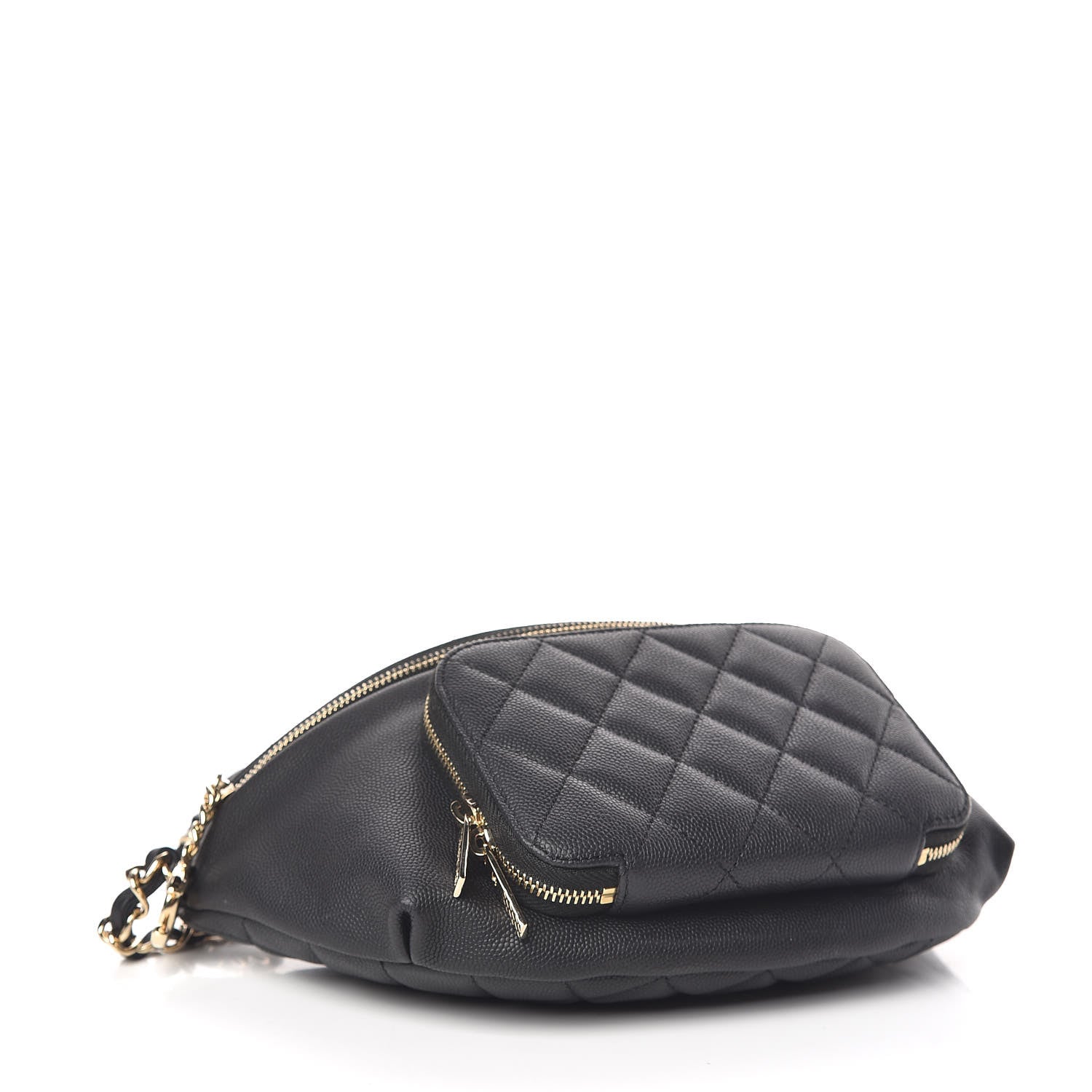 Chanel Caviar Quilted Business Affinity Waist Belt Bag Black 4 of 10