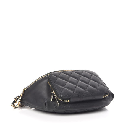 Chanel Caviar Quilted Business Affinity Waist Belt Bag Black 4 of 10