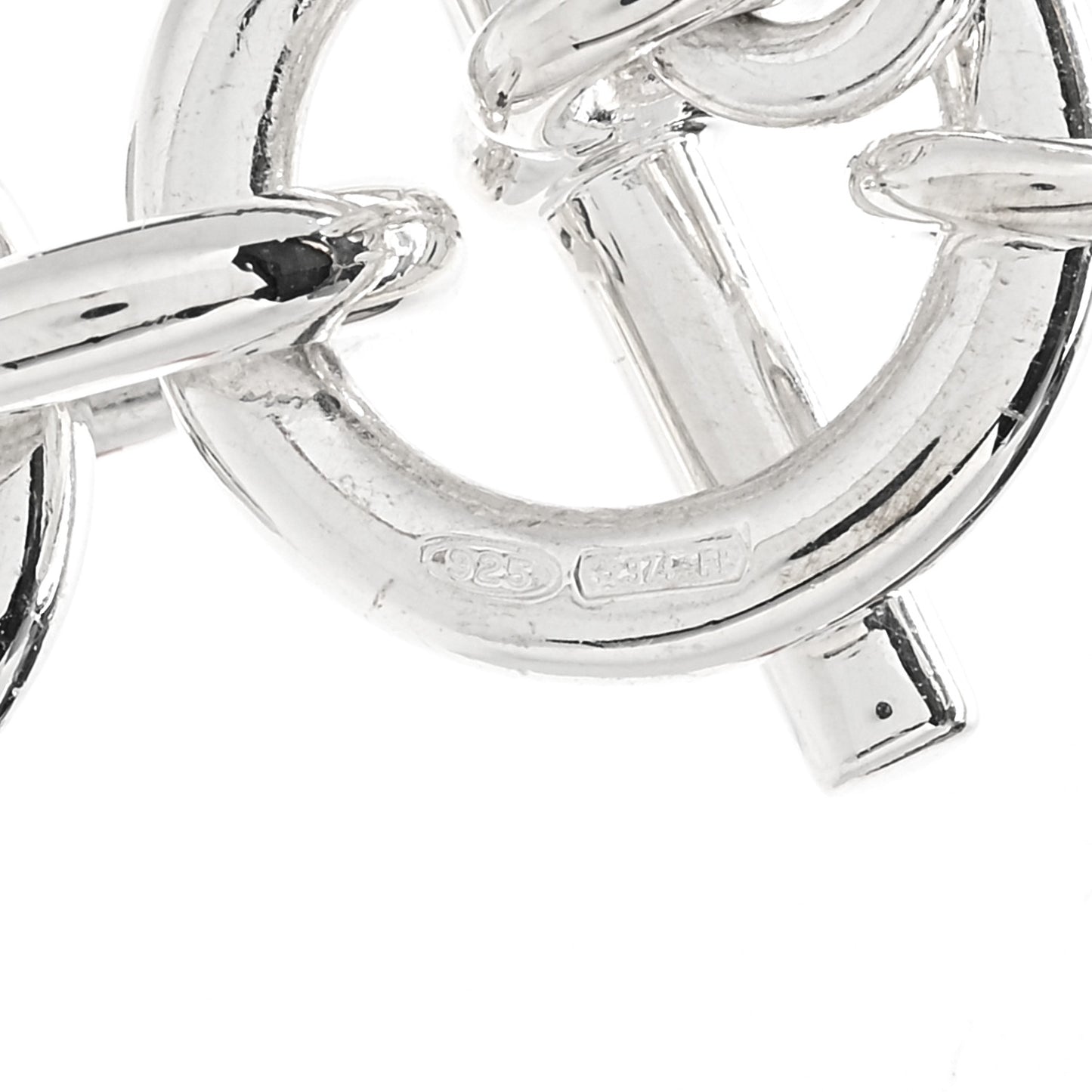 Sterling Silver Amulette Chaine d'Ancre Necklace