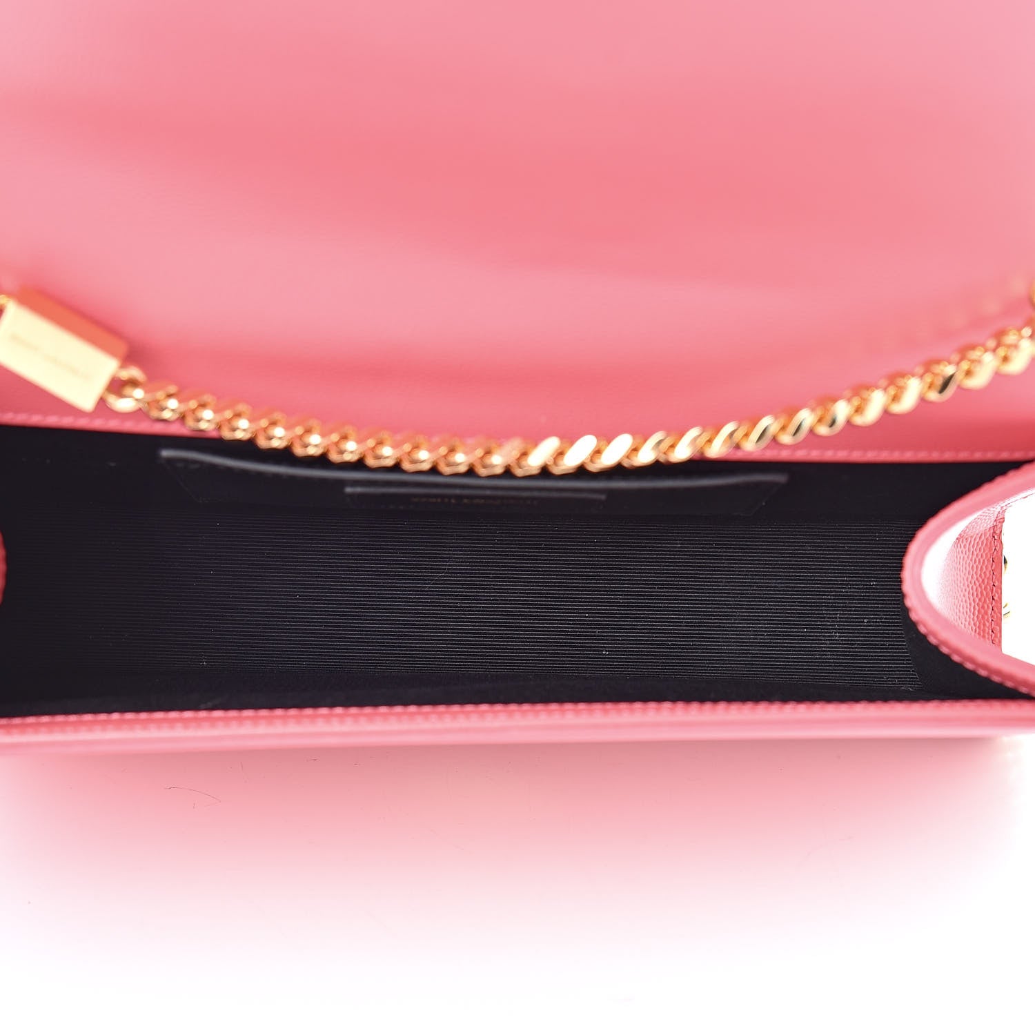 Saint Laurent Grain De Poudre Medium Classic Monogram Kate Satchel Rose Clair 5 of 10