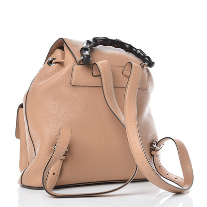 Gucci Cellarius Calfskin Medium Bamboo Backpack Camelia 3 of 13