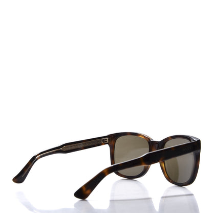 Gucci Rhinestone Acetate Square Sunglasses GG0047S Tortoise 4 of 8
