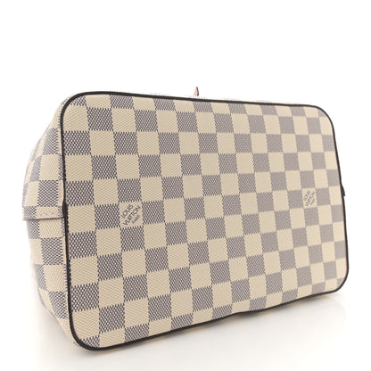 Louis Vuitton Damier Azur Neonoe MM Eau De Rose 4 of 10