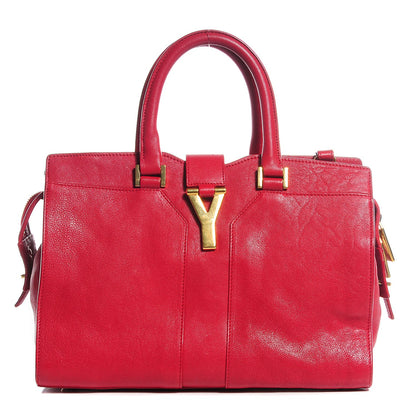 Saint Laurent Sheepskin Small Cabas Chyc Red 1 of 7