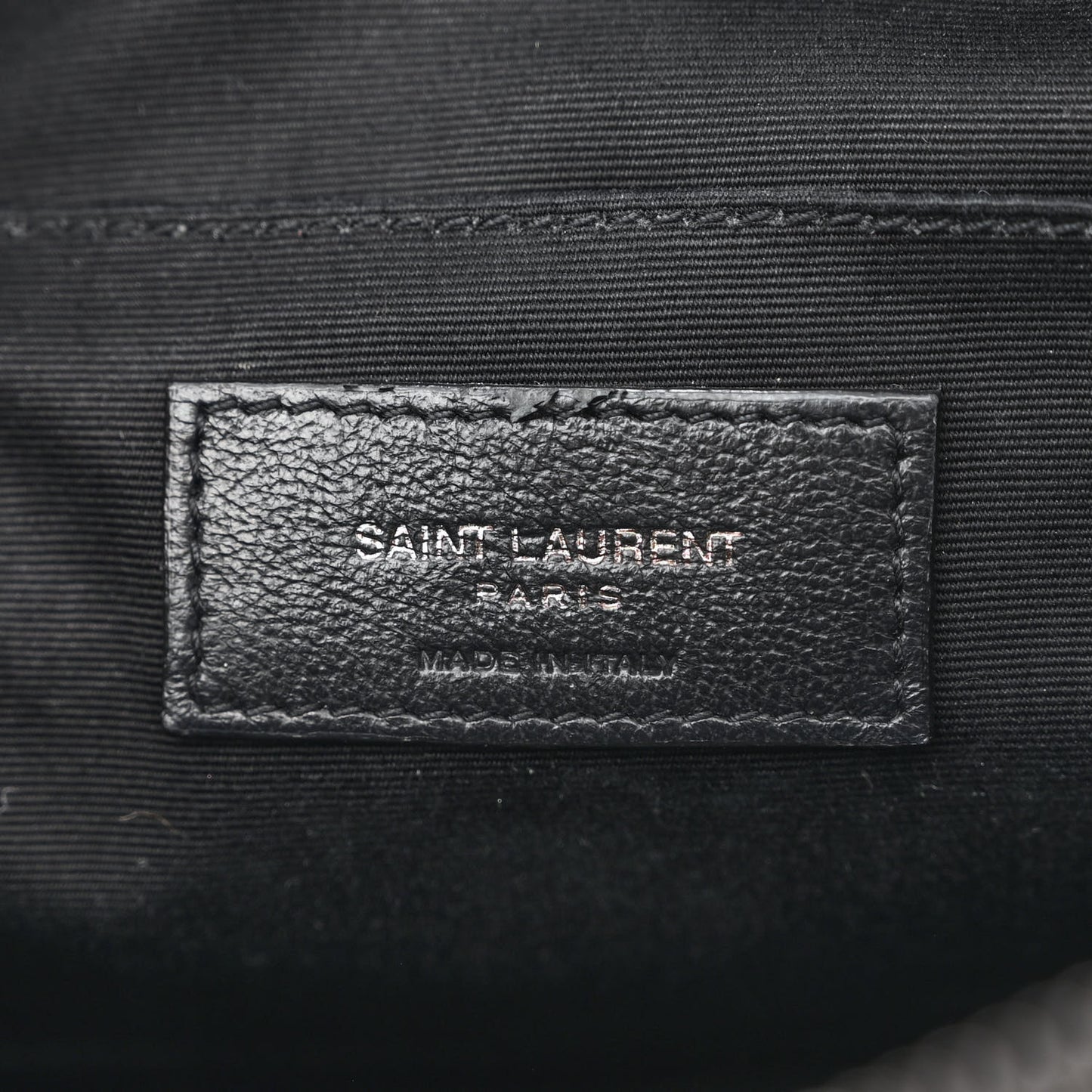 Calfskin Matelasse Monogram Monochrome Lou Camera Bag Black
