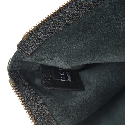 Gucci Pebbled Calfskin Large Logo Portfolio Clutch Black 5 of 8