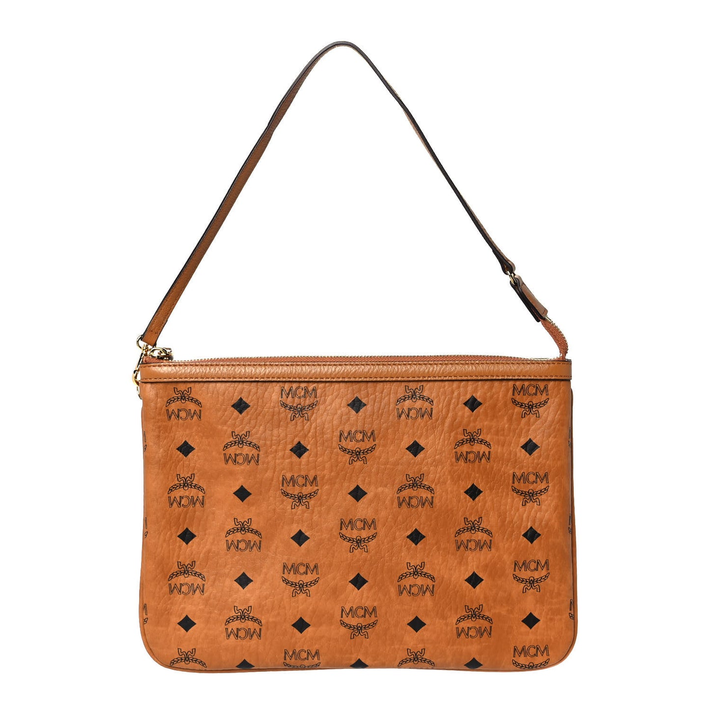 Visetos Liz Shopper Tote Pouch Cognac
