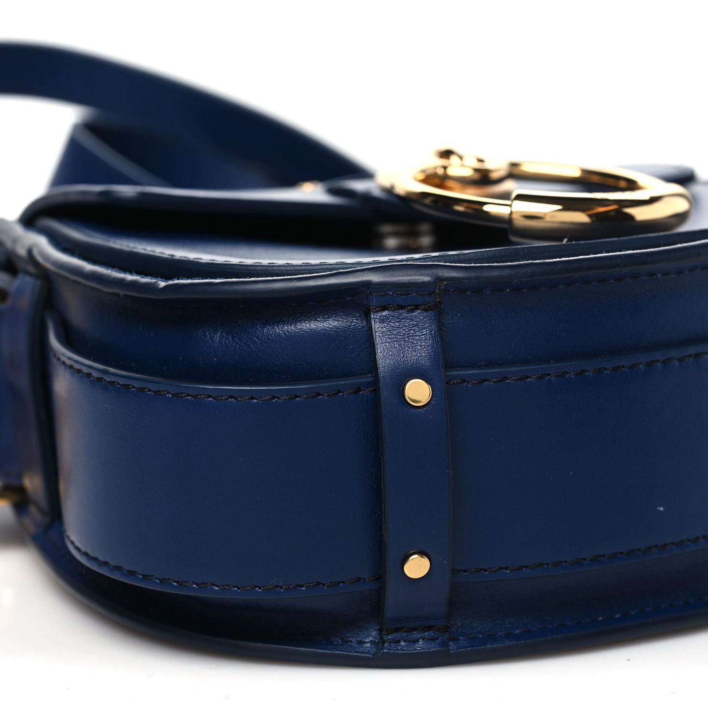 Calfskin Small Tess Bag Smoky Blue