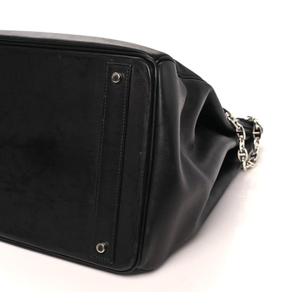 Hermes Veau Volupto Rock HAC Birkin 40 Black 9 of 12