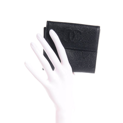 Chanel Caviar CC Small Wallet Black 2 of 7
