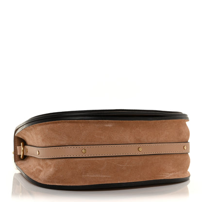 Chloe Calfskin Suede Medium Nile Bracelet Bag Biscotti 4 of 10