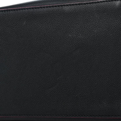 Louis Vuitton Calfskin Lockme Bucket Black 6 of 6