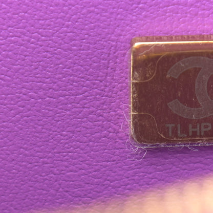 Chanel Lambskin Quilted CC In Love Heart Bag Purple 7 of 11