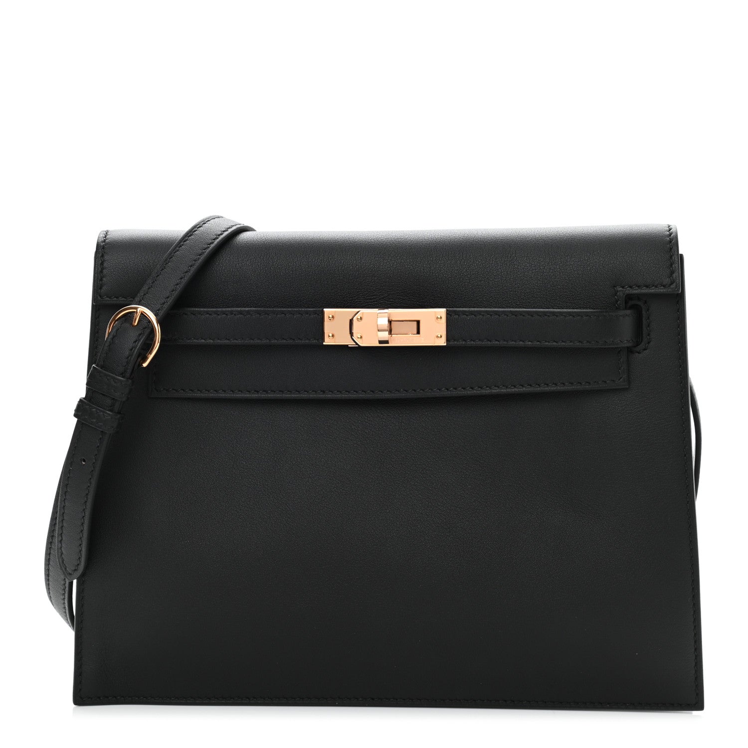 Hermes Swift Kelly Danse II Belt Bag Black 1 of 12