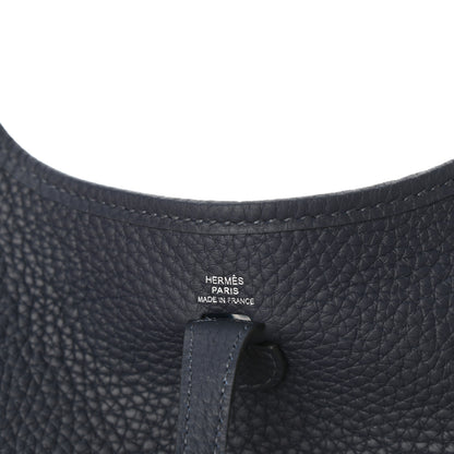 Hermes Taurillon Clemence Evelyne TPM Bleu Nuit 6 of 8