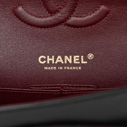 Chanel Lambskin Quilted Medium Double Flap Black 6 of 12
