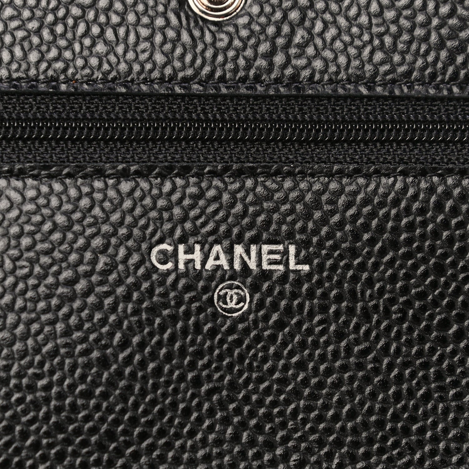 Chanel Caviar Quilted Wallet On Chain WOC Black 6 of 12