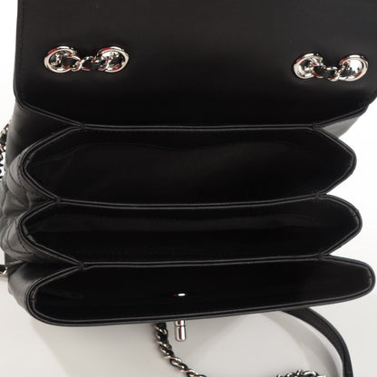 Chanel Calfskin Mini Tramezzo Flap Black 5 of 7