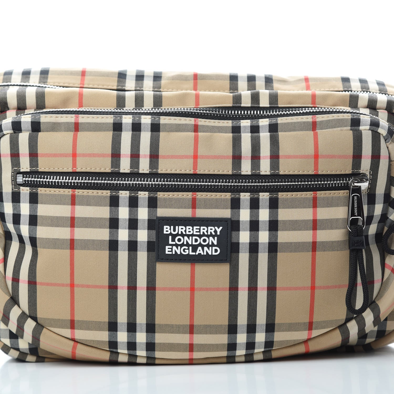 Burberry Cotton Vintage Check Large Cannon Bum Bag Archive Beige 10 of 12