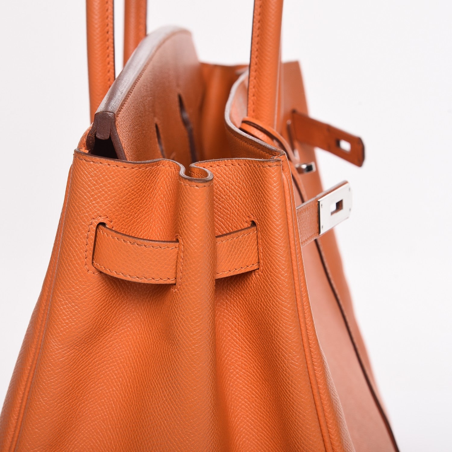 Hermes Epsom Birkin 35 Orange 9 of 28