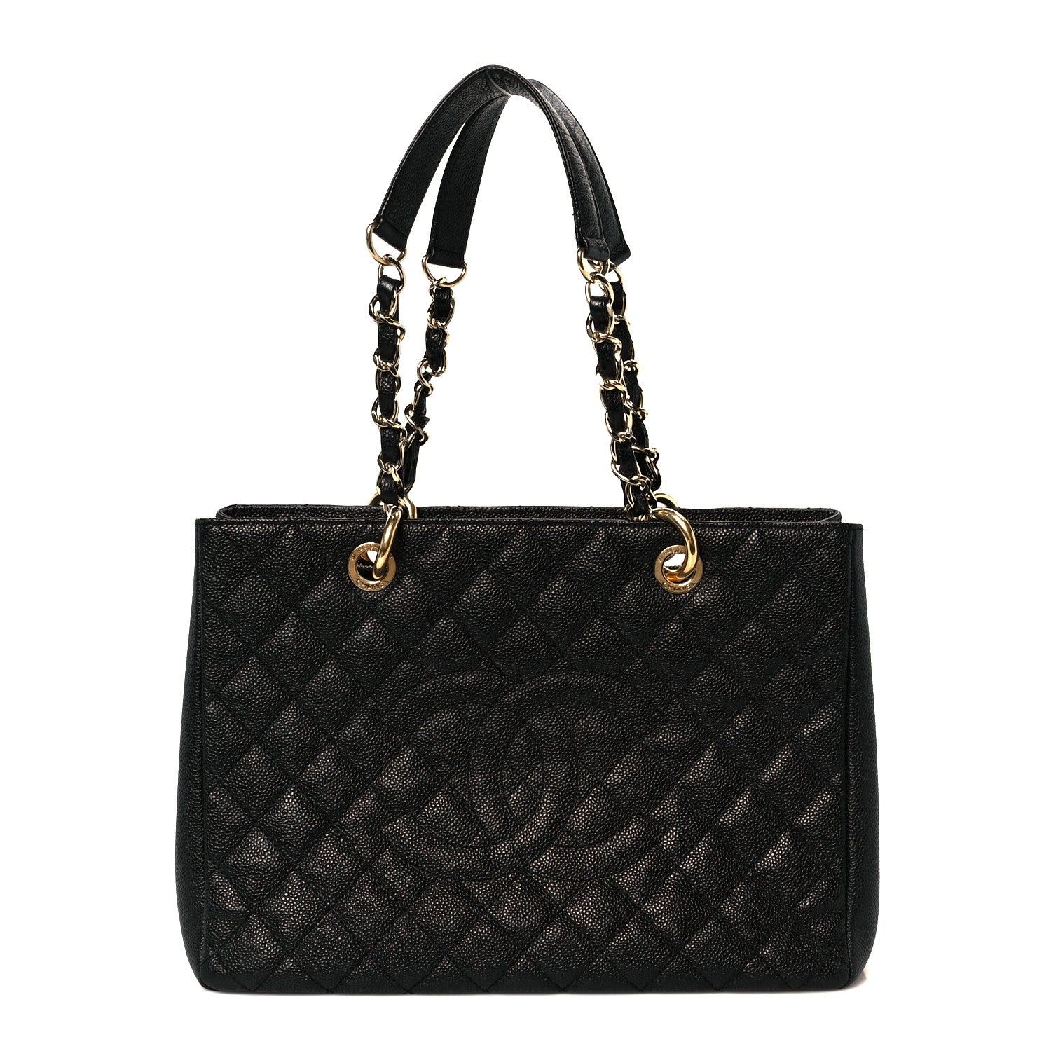 Chanel Caviar Quilted Grand Shopping Tote GST Black 1 of 10