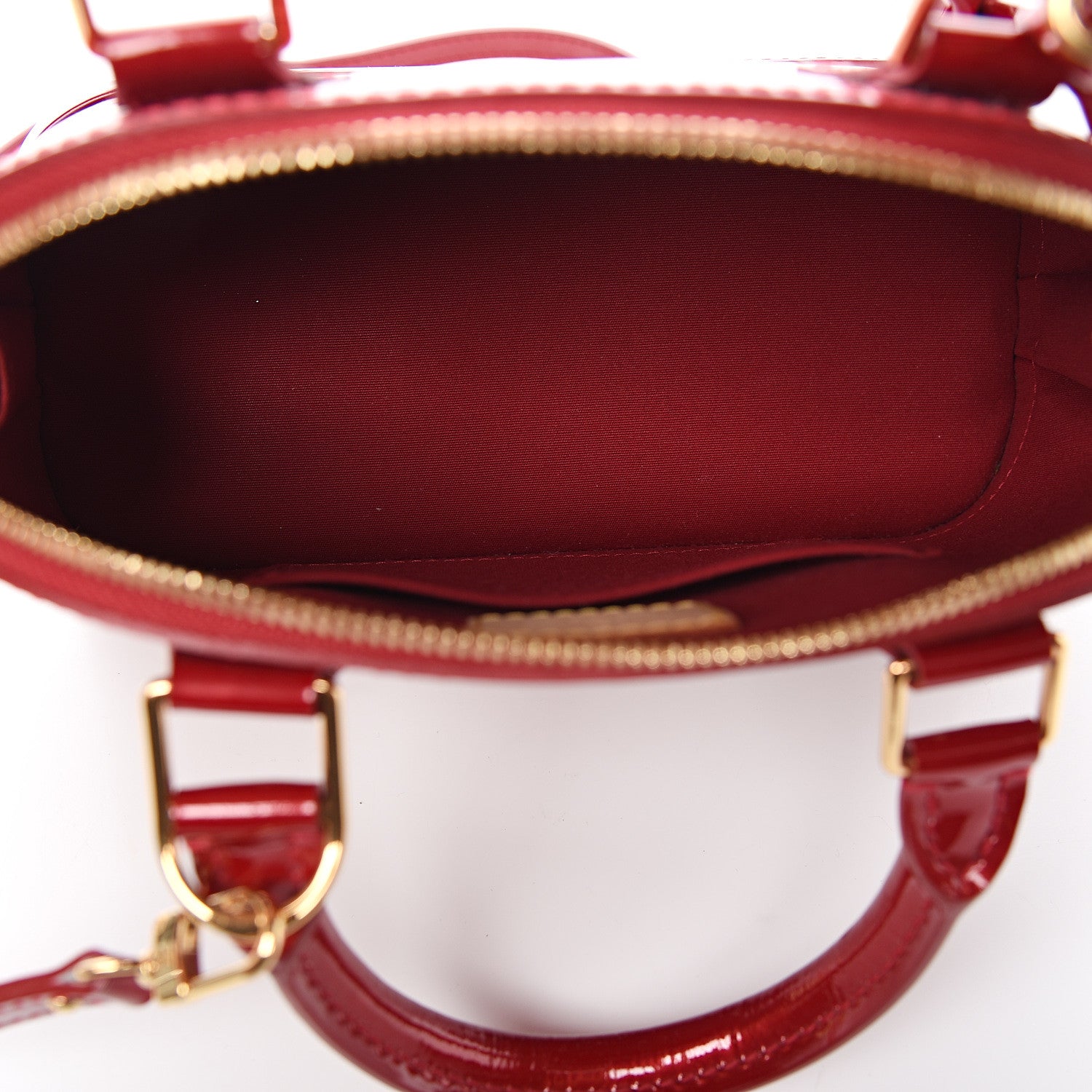 Louis Vuitton Vernis Alma BB Pomme D'Amour 4 of 8