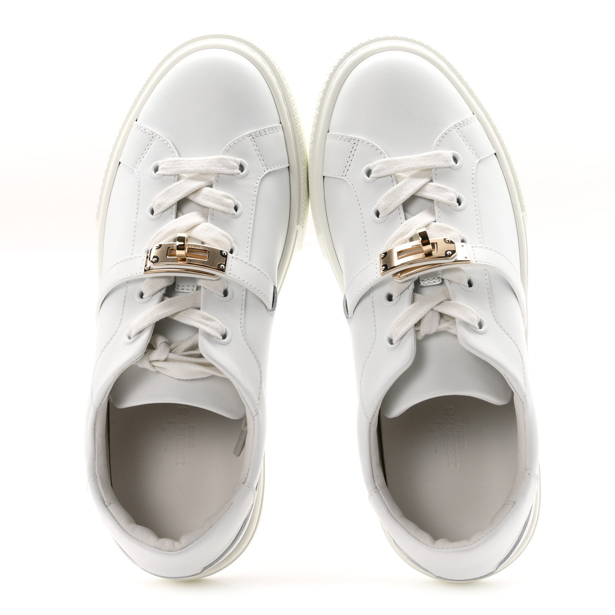 Hermes Calfskin Day Sneakers 38 White 2 of 10