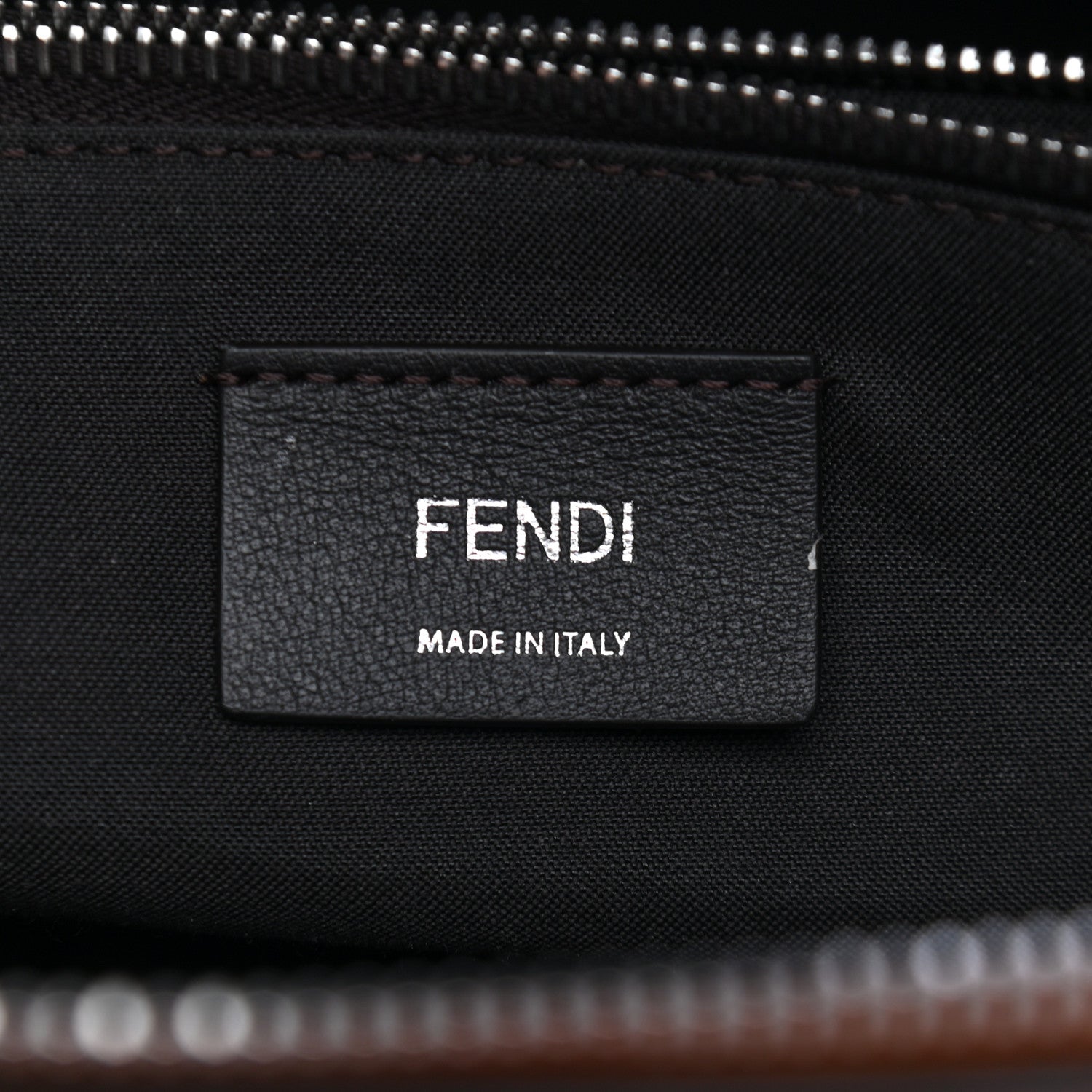Fendi Vitello King Logo Embossed Medium By The Way Boston Bag Cuoio 5 of 8