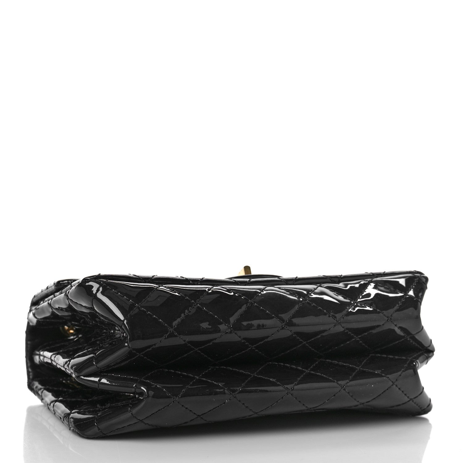 Chanel Patent Quilted Accordion Reissue 2.55 Flap Navy 4 of 9