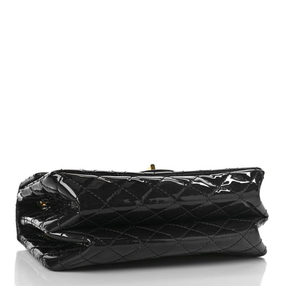 Chanel Patent Quilted Accordion Reissue 2.55 Flap Navy 4 of 9