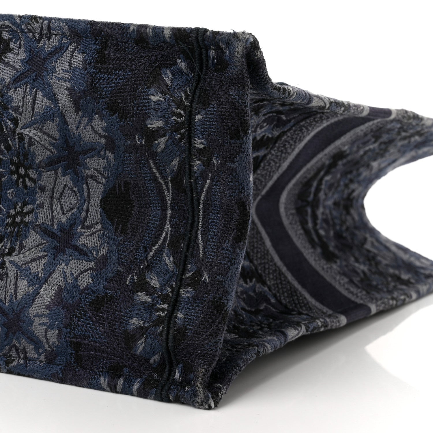 Christian Dior Canvas Embroidered Large KaleiDioroscopic Book Tote Blue 10 of 10